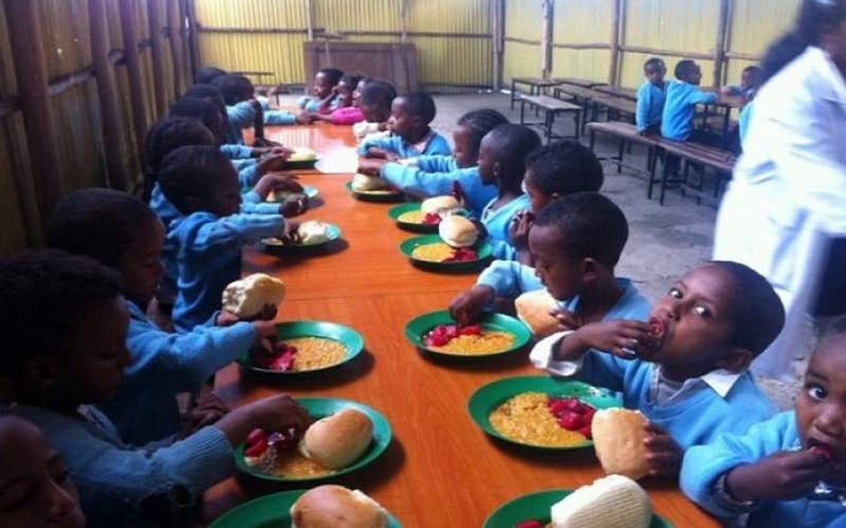 School Feeding Programme. Photo credit: Thisday