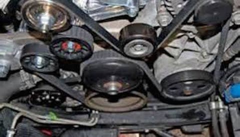 where does the serpentine belt go