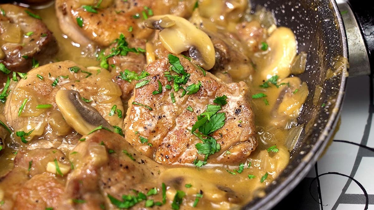 Solomillo De Cerdo En Salsa De Champiñones Cocina Casera Y Facil
