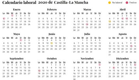 Consulta El Calendario Laboral 2020 Y Todos Los Festivos De Este