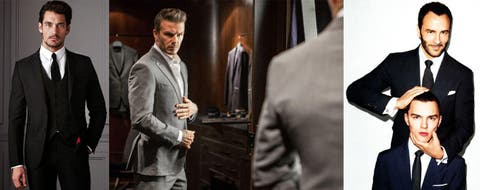 traje con zapatos mocasines