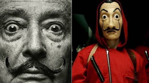 Dali Contra La Casa De Papel La Fundacion Investiga Las Mascaras