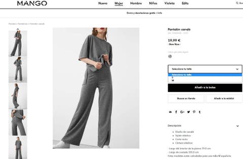 Mango No Da La Talla Casi El 70 De Sus Pantalones Y Faldas No