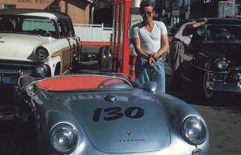 Resultado de imagen de James dean en su coche