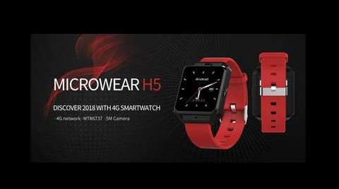 Microwear H5 4G Smartwatch Officially 