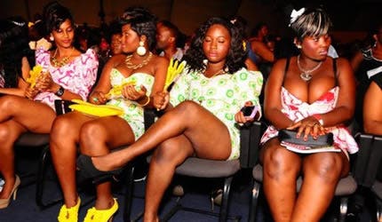 Pictures of indecent dressing in the church