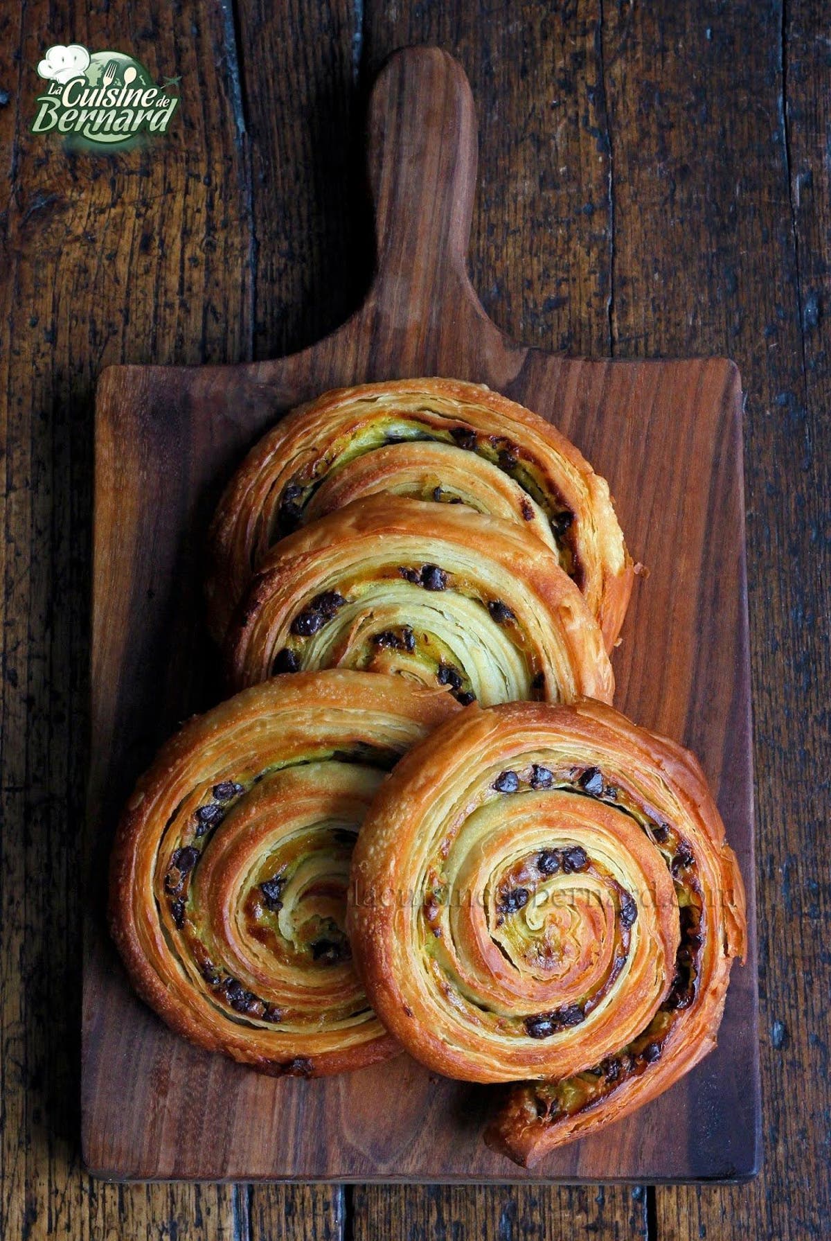 Escargots Pistache Chocolat La Cuisine De Bernard