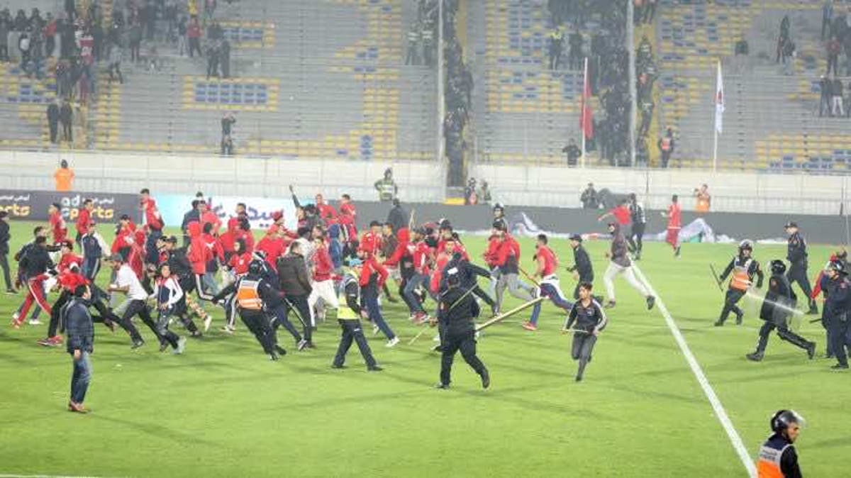 Casablanca Derby Arrests Injuries Property Damage