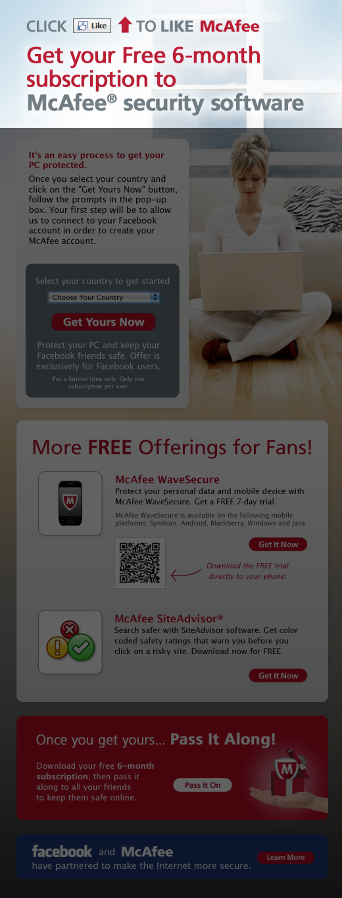 Antivirus McAfee gratis 6 meses para sus fans en Facebook ...