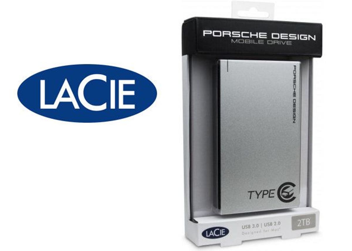 LaCie muestra disco duro externo Porsche Design con USB Type-C