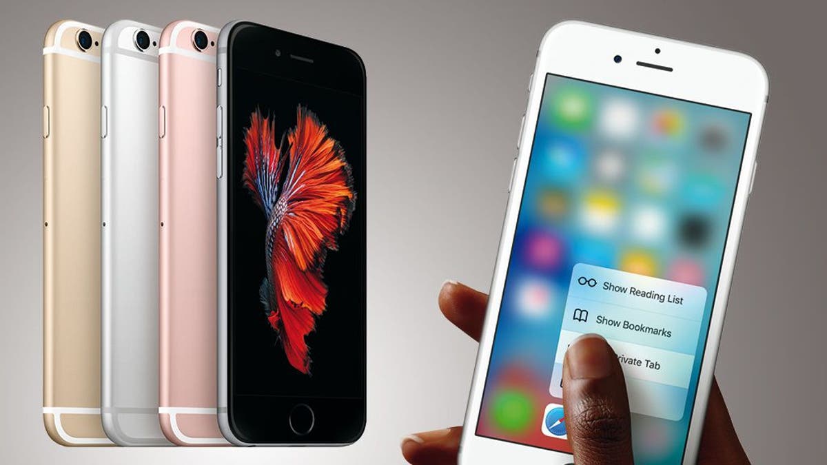 Apple muestra del iPhone 6s en la Store