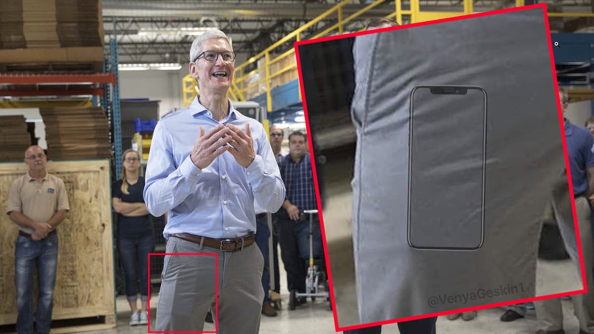 Qué bulto tiene Tim Cook en los pantalones? iPhone 8