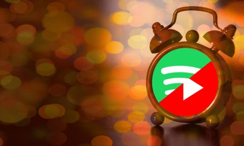 Alarma con outlet musica de spotify