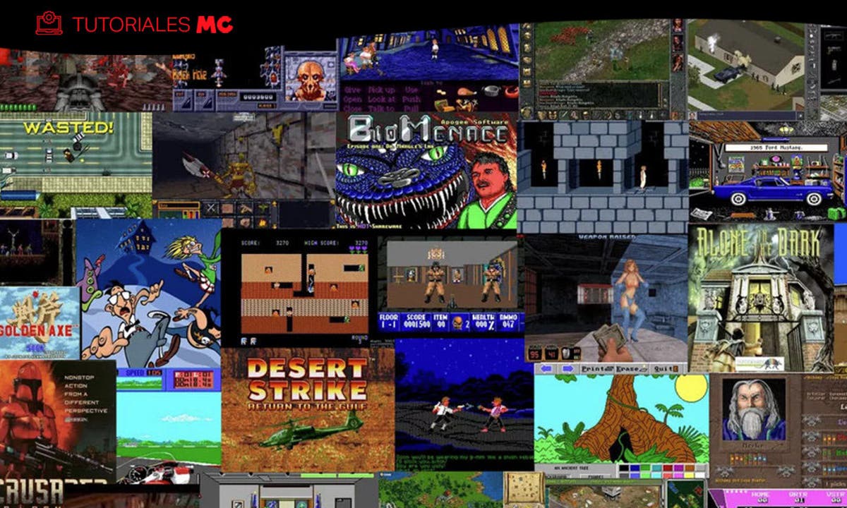 Cómo ejecutar juegos MS-DOS en local on-line de estas maravillas