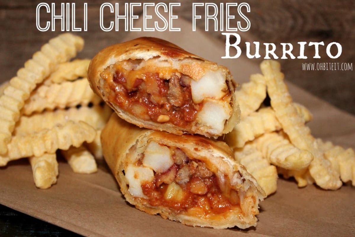 Wienerschnitzel Chili Cheese Fries Burrito