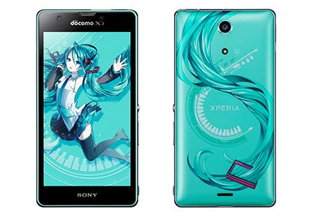 正規激安 with collaborates Japan Sony Hatsune limited for Miku スマートフォン本体