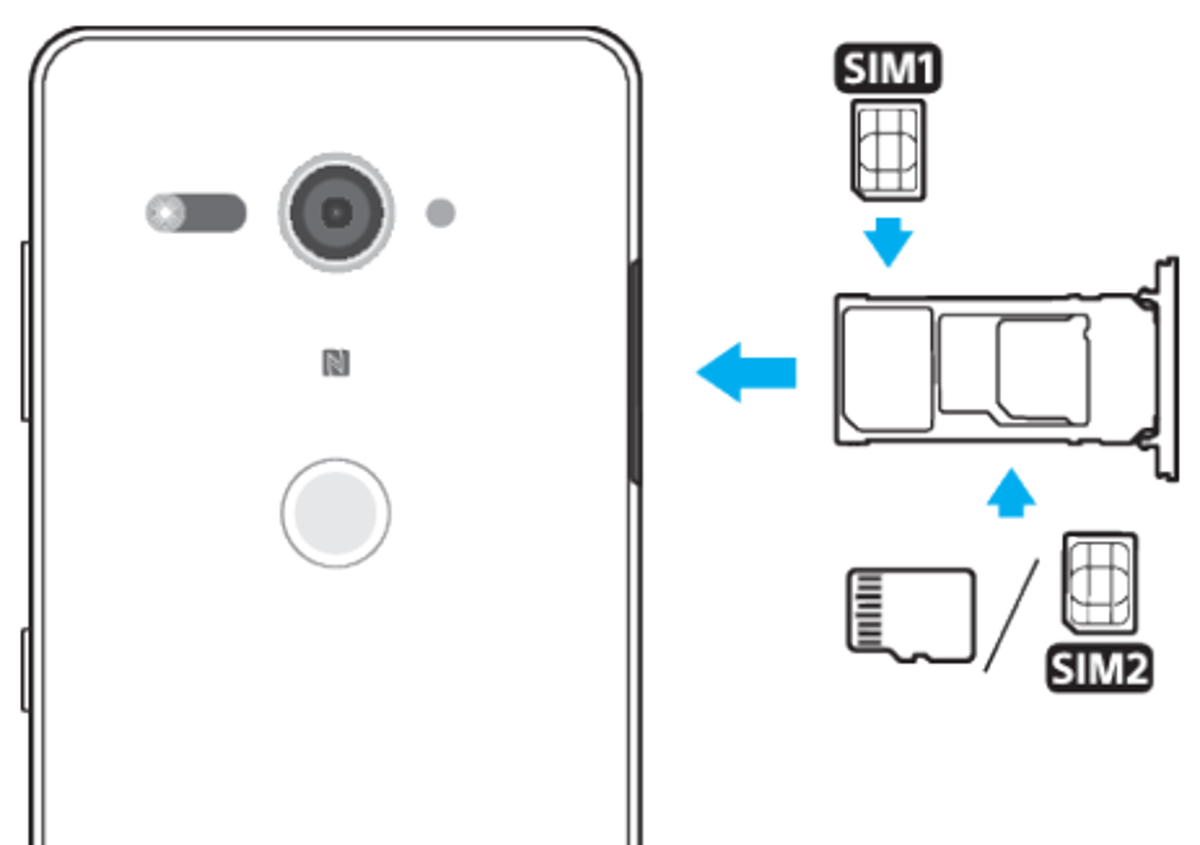 В новый телефон вставить сим карту. Гибридный (SIM + карта памяти). Xperia xz2 Compact схема. Датчик отпечатка пальца на Sony xz2. Датчик приближения Sony xz2 Dual.