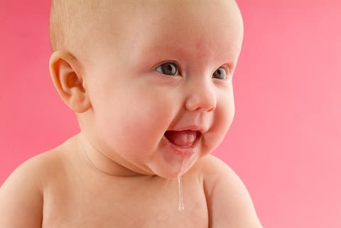 Image result for baby drooling